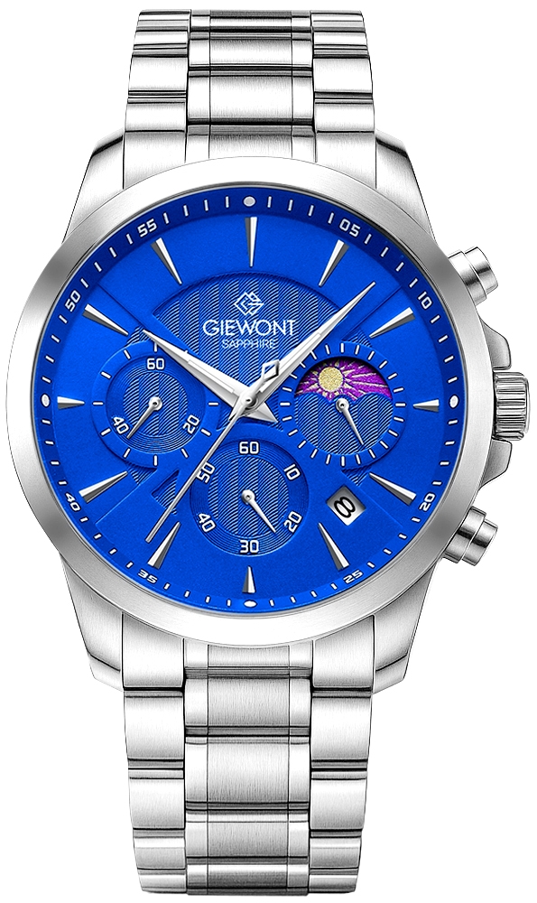 Zegarek Męski Chronograph Sapphire Srebrno Niebieski GW9460-B3 – Elegancja i nowoczesność w jednym