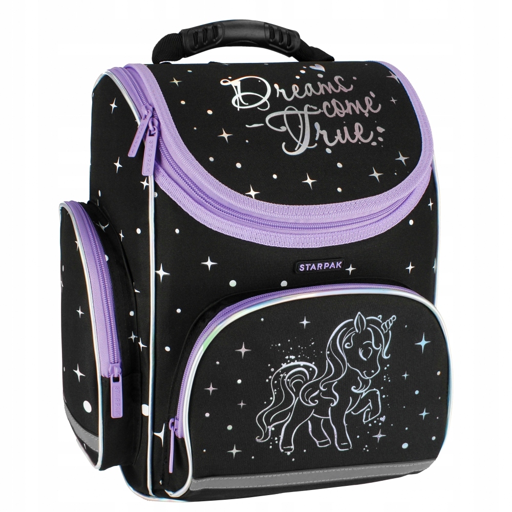 Tornister szkolny Starpak Unicorn Holo STK-24 PB – Idealny towarzysz dla Twojego dziecka