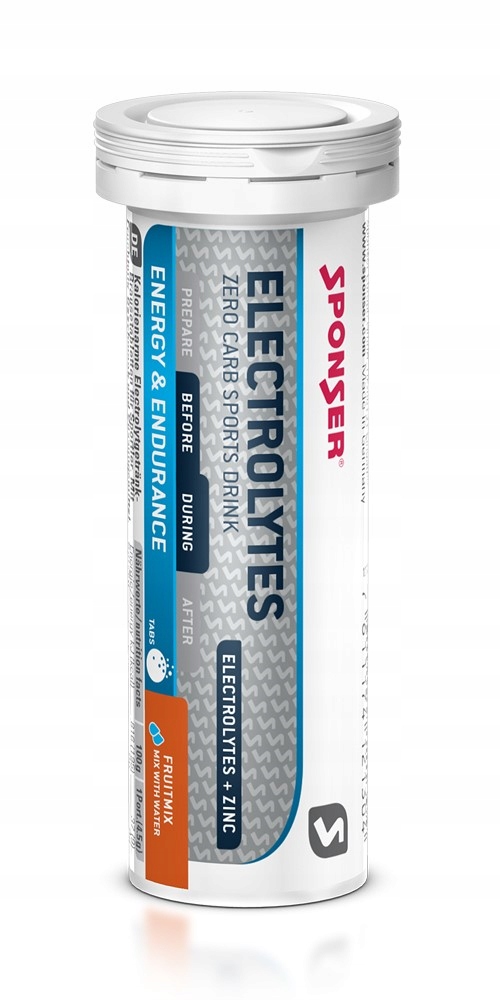 Sponser Elektrolity SPONSER ELECTROLYTES TABS Berry – Idealne wsparcie dla sportowców