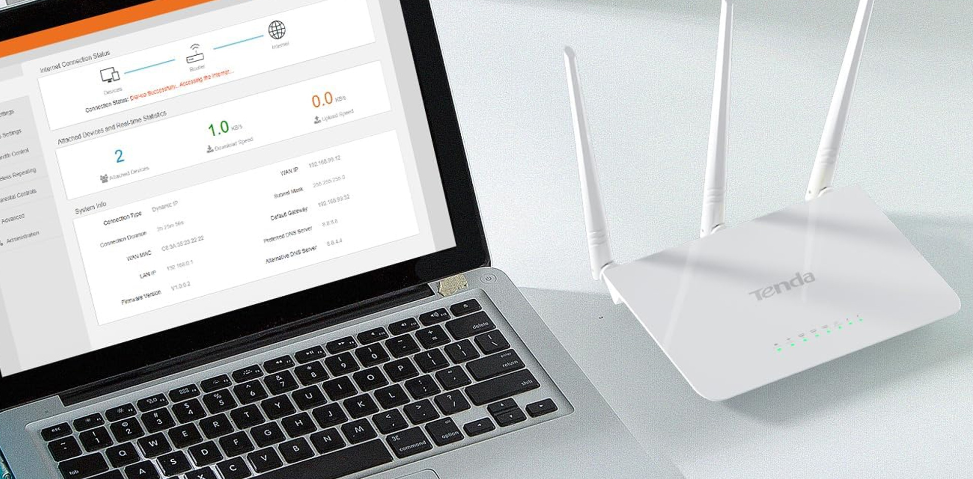  router Tenda F3 v. 3.0