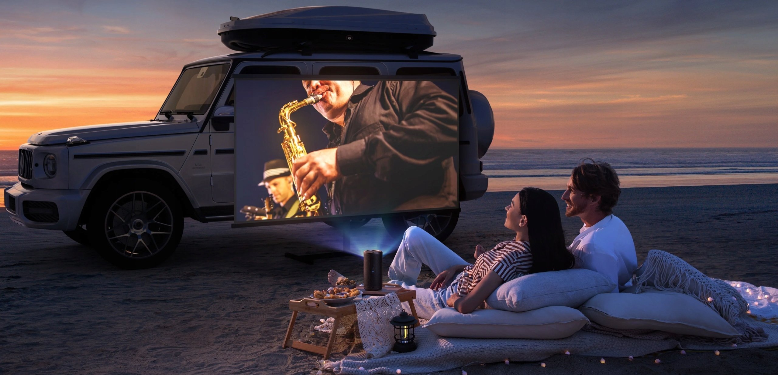 Projektor Anker Nebula Capsule 3 Laser Google TV – Twoje mobilne kino