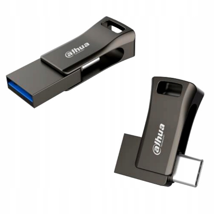 Kompaktowy design z podwójnym złączem USB-C i USB-A