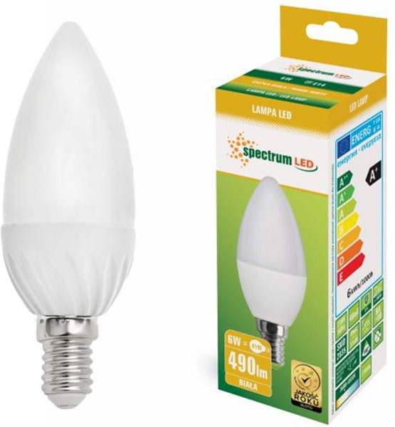 Żarówka LED 6W E-14 WOJ13758 świeca