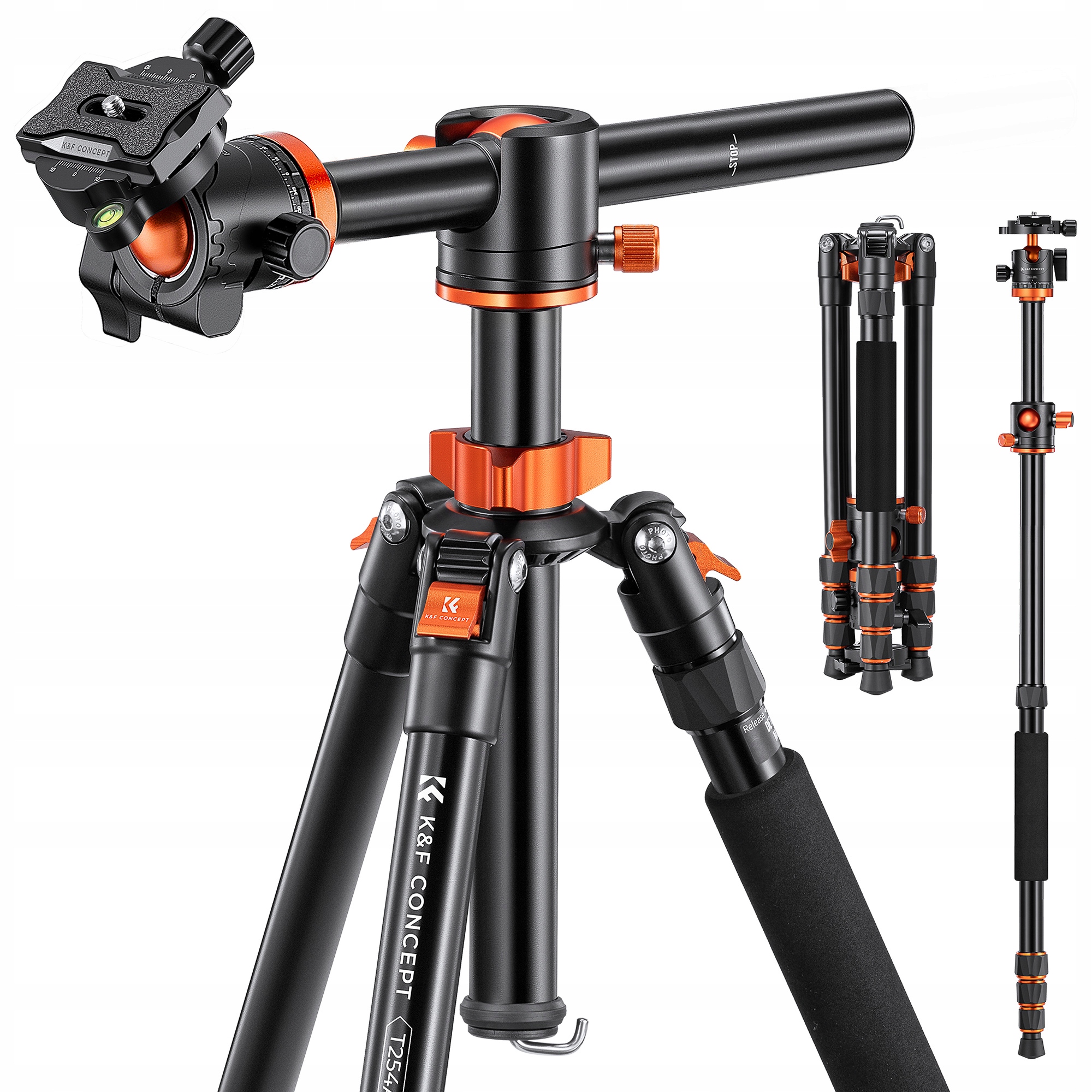 Statyw K&F Concept T254A4 z głowicą kulową BH-28L – Idealny wybór dla fotografów