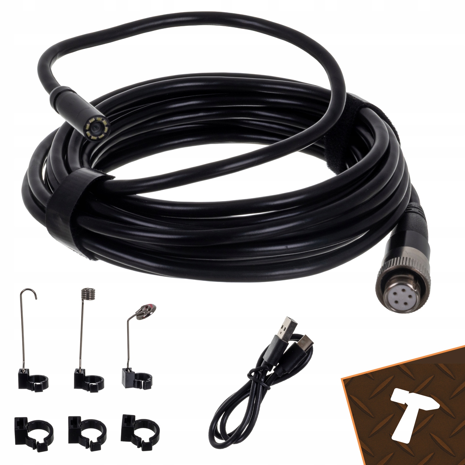 Rigidny kabel o długości 5 metrów