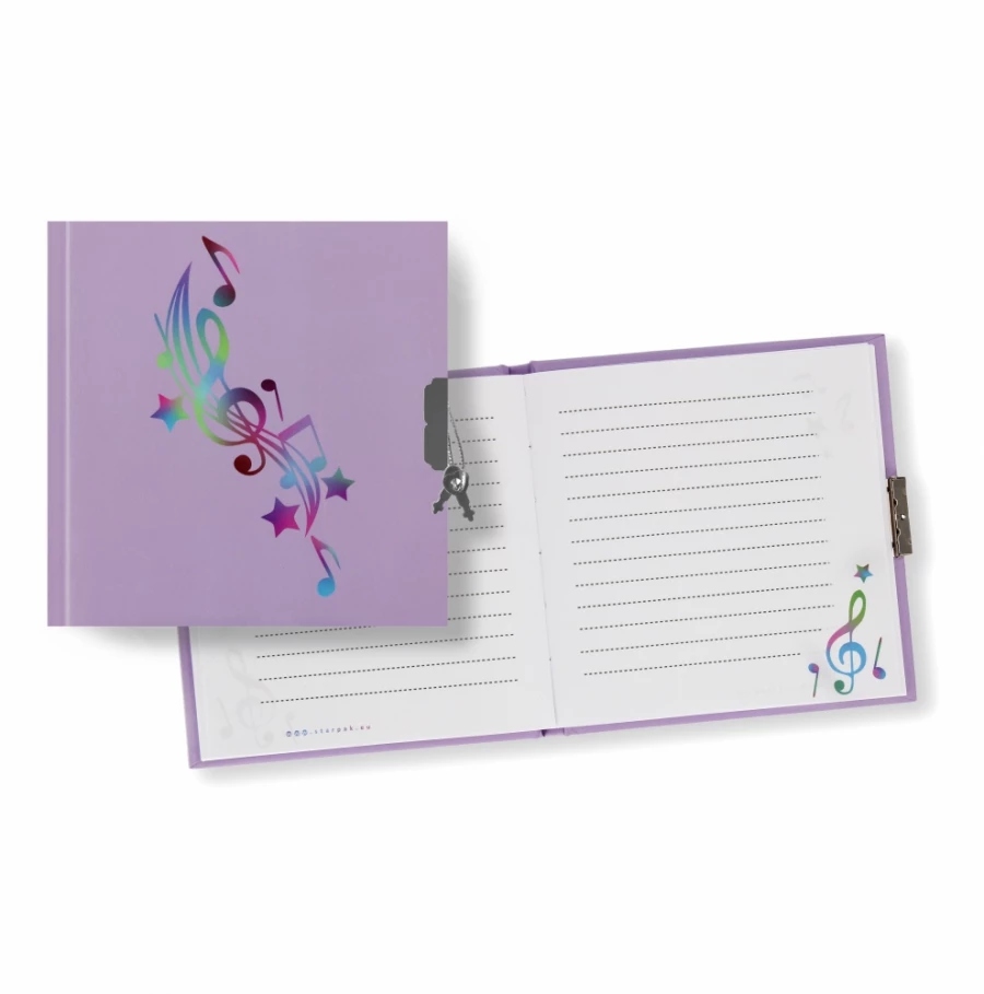 Starpak PAMIĘTNIK ZAM 135X135 MUSIC – Idealny dla małych artystów