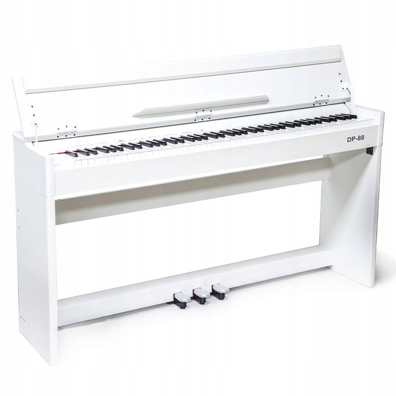 V-TONE DP-88 WH – Profesjonalne białe pianino cyfrowe ze statywem drewnianym
