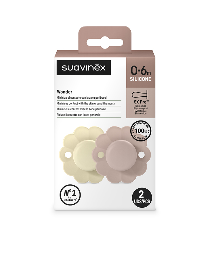 SUAVINEX - 308401 SMOCZEK FIZJOLOGICZNY SX PRO SILIKONOWY 0-6M