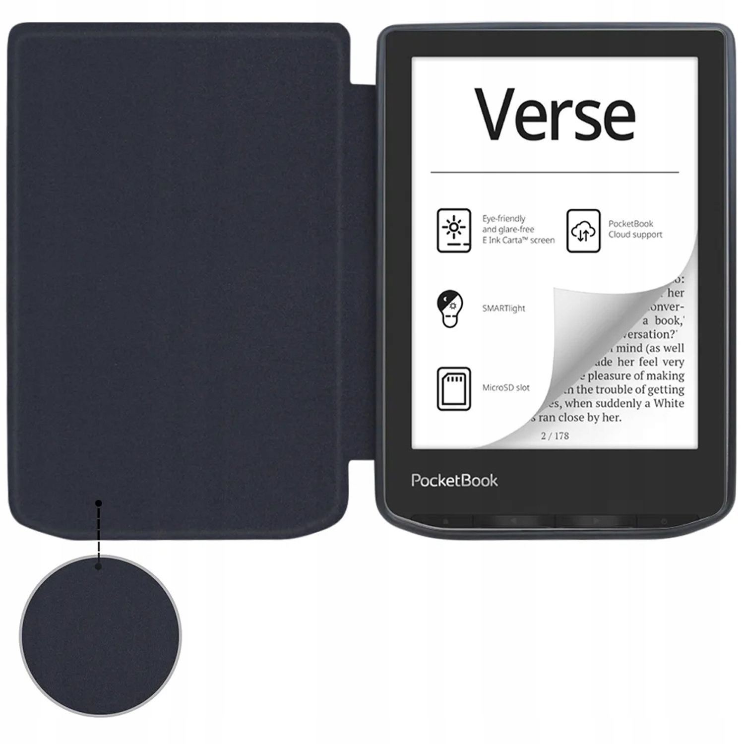 Dedykowane do modeli PocketBook Verse/Verse Pro