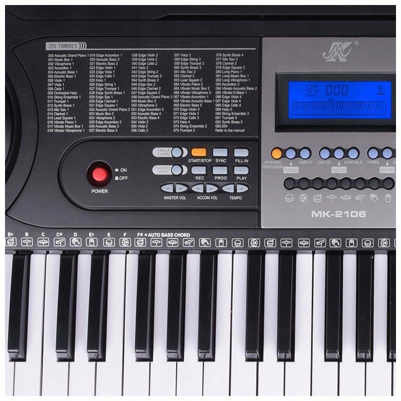 Interaktywna nauka gry z przyciskami One-Key, Follow i Ensemble