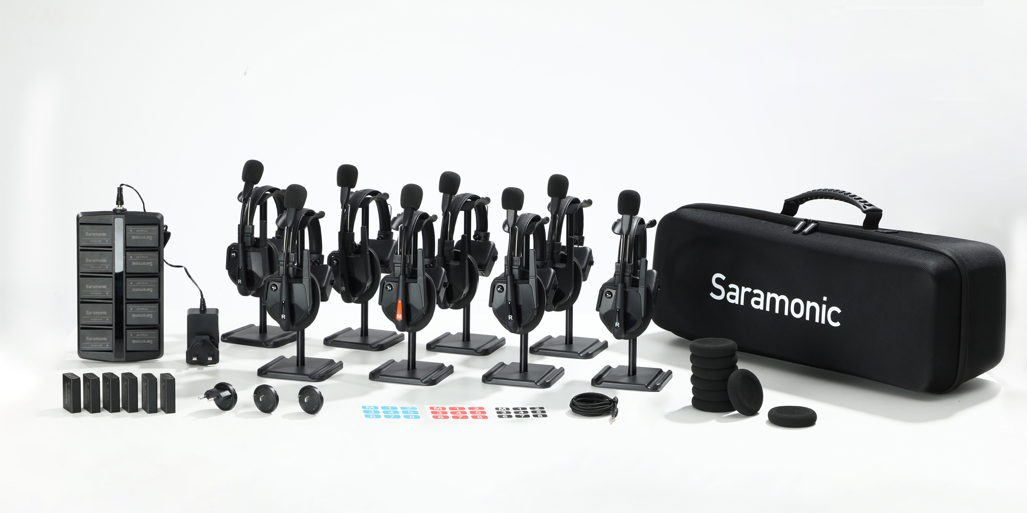 width=100% Bezprzewodowy system słuchawkowy Saramonic WiTalk9 WT8S