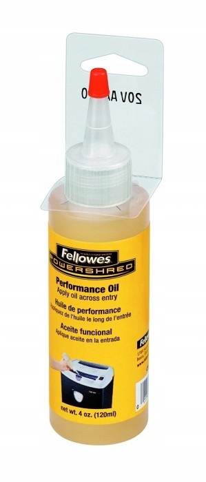 Olej do niszczarek Fellowes 120 ml – Zwiększ wydajność swojego sprzętu biurowego