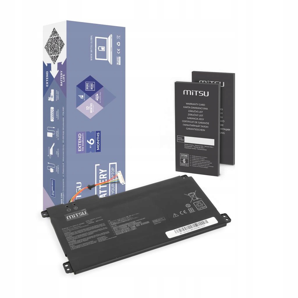 Bateria Mitsu B31N1912 C31N1912 do Asus E410MA L410MA – Wydajność i jakość w jednym