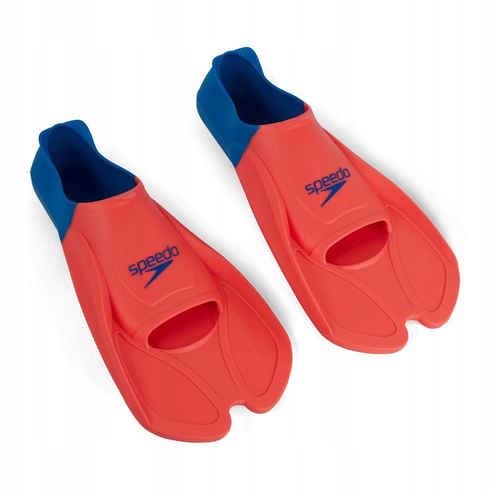 Płetwy Treningowe Pływackie Krótkie Red/Navy R.47/48 – Idealne do efektywnego treningu