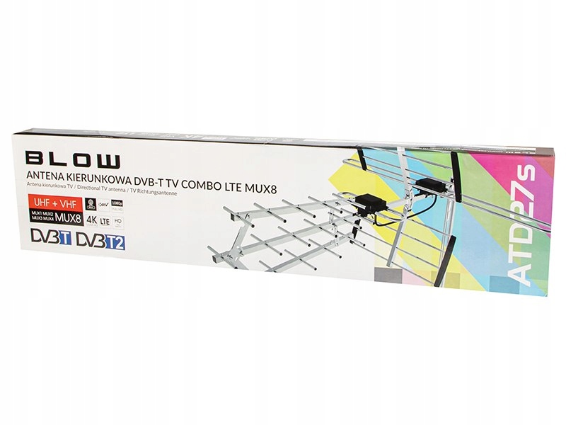 Antena DVB-T ATD27S VHF/UHF MUX8 – Doskonały odbiór telewizji cyfrowej