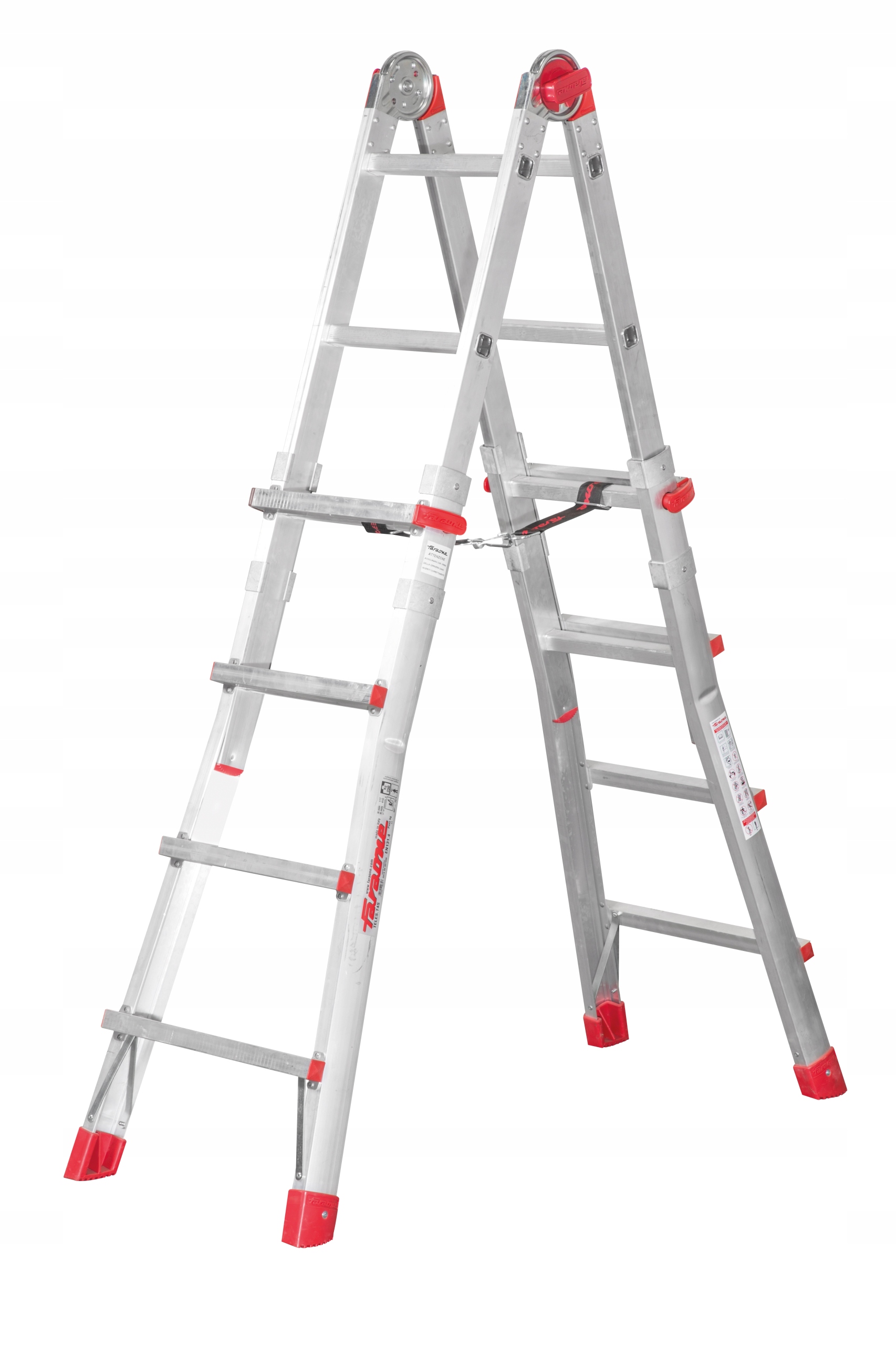 Drabina Teles T5S aluminiowa teleskopowa 2X8 NITO – Twoje wsparcie w pracach na wysokości