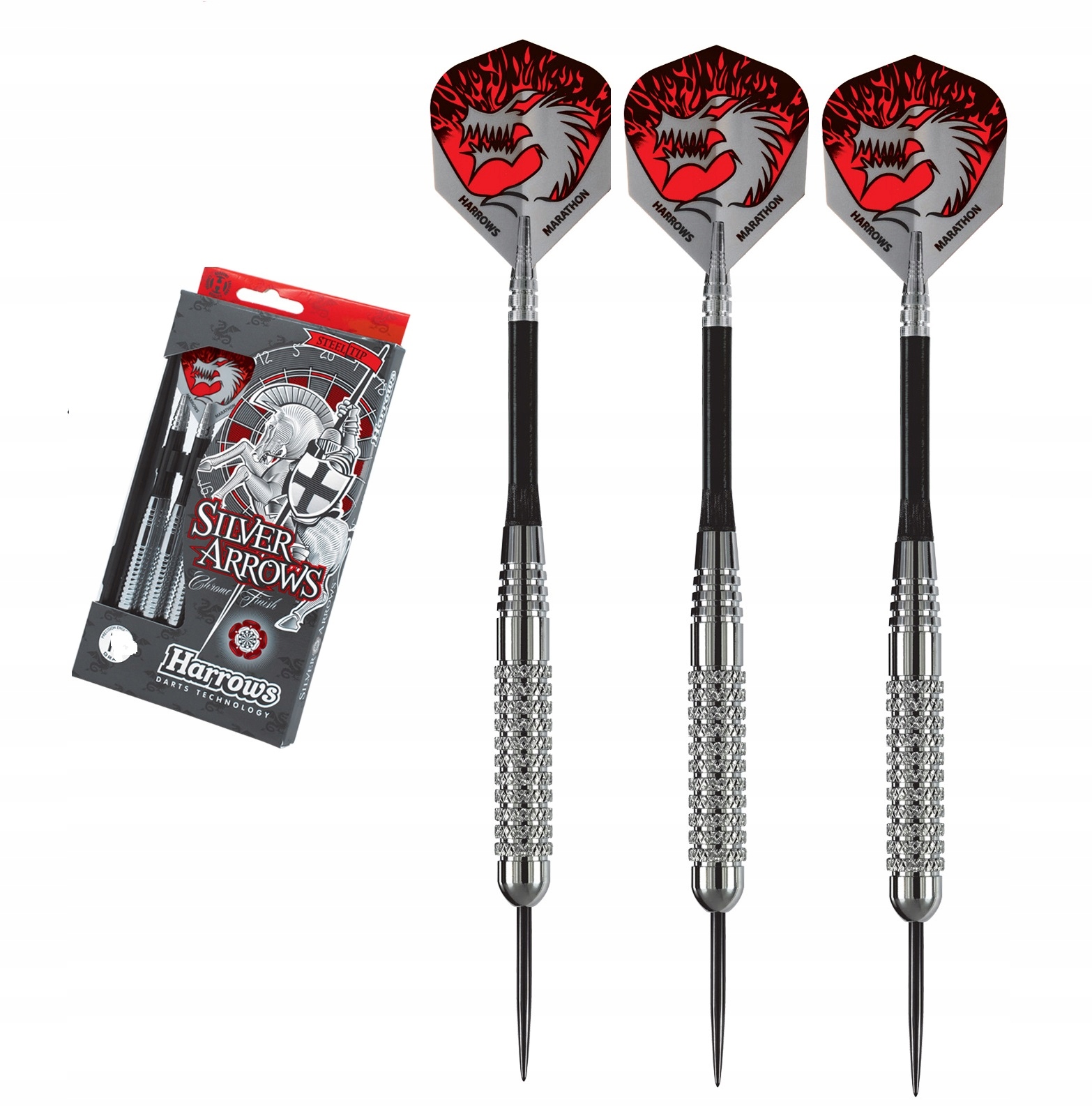 Rzutki SILVER ARROWS Eric Bristow Steeltip 24 gK – Idealne dla każdego gracza