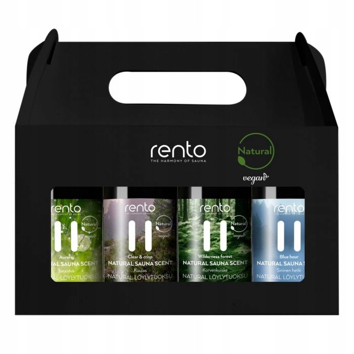 Zestaw zapachów do sauny RENTO – Aromaterapia w Twoim domu