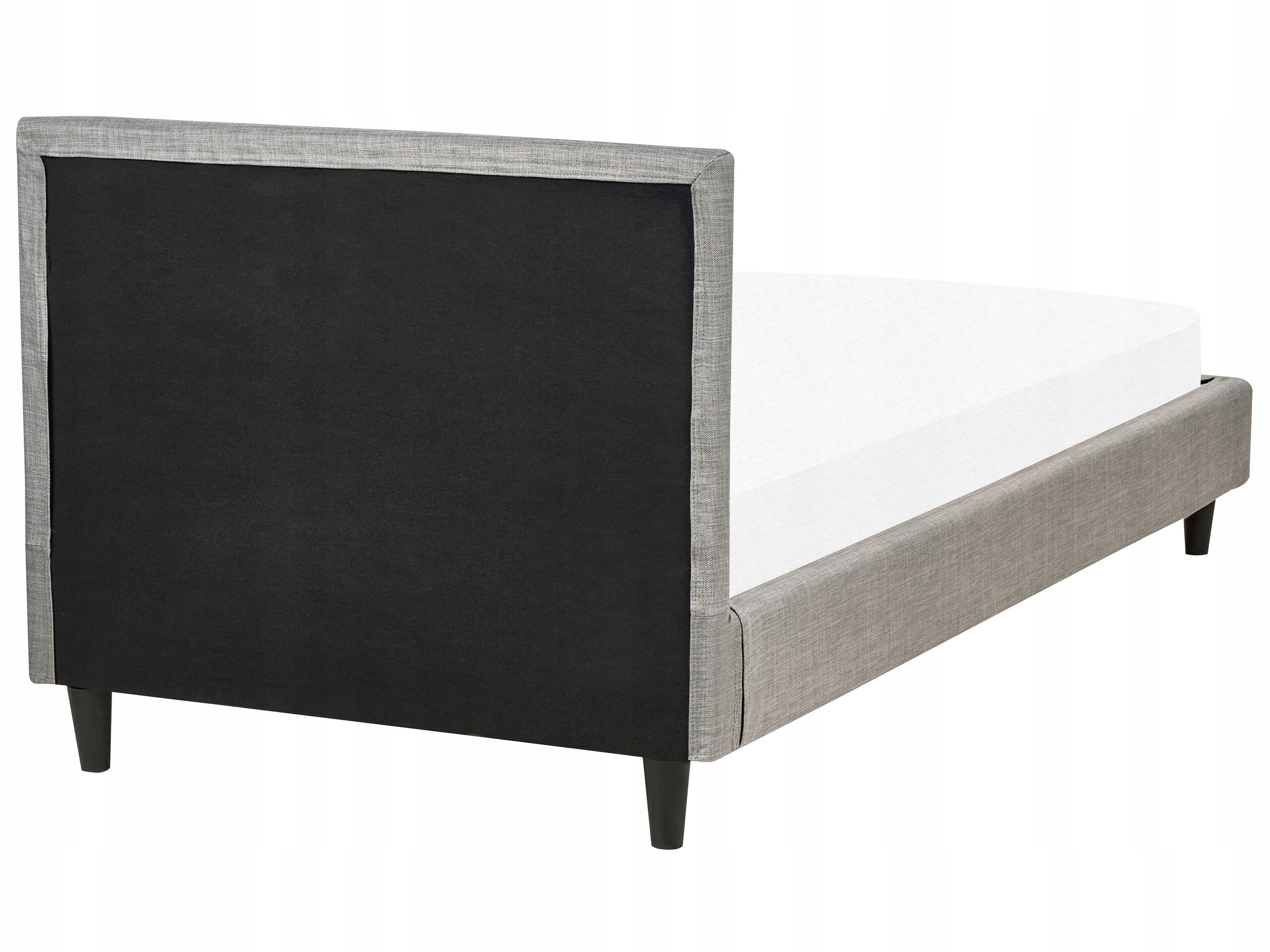 Łóżko welurowe 90 x 200 cm jasnoszare FITOU – Elegancja i komfort w Twojej sypialni