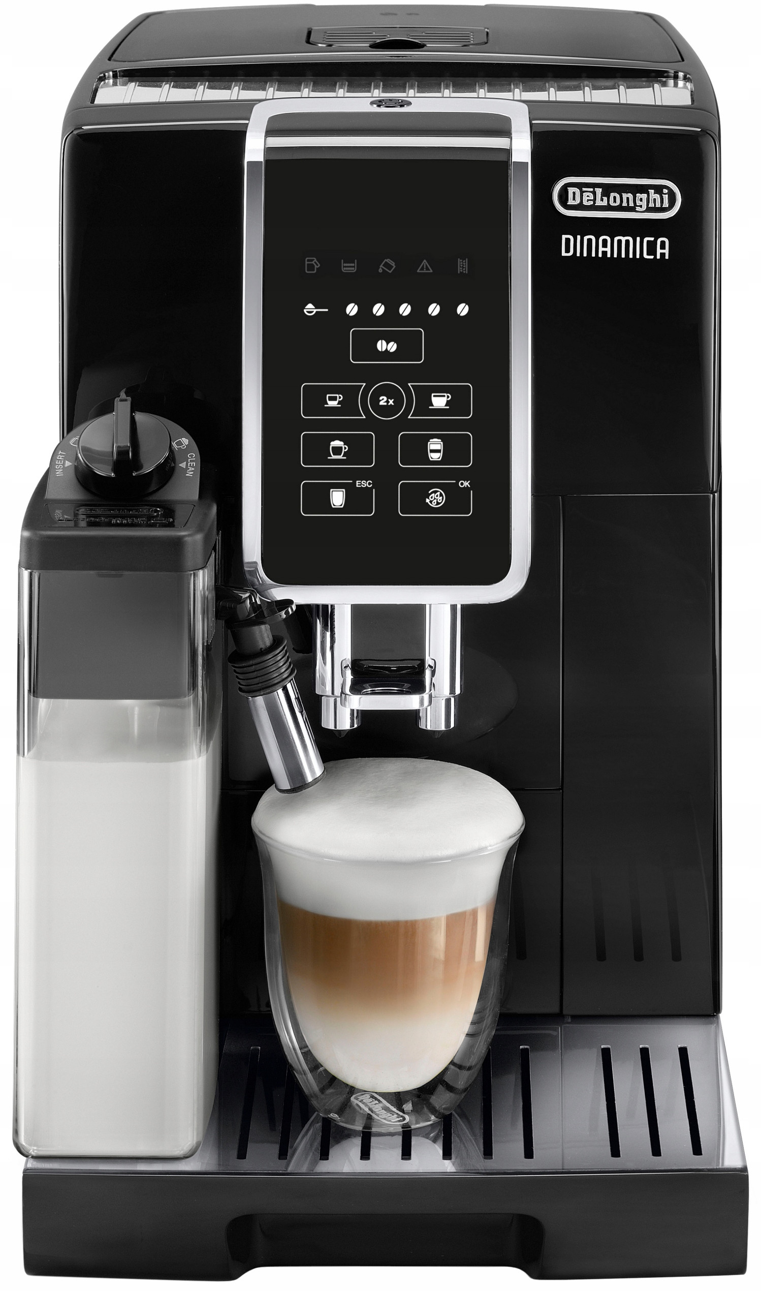 Ekspres ciśnieniowy DeLonghi Dinamica ECAM 350.50.B – Doskonała kawa w Twoim domu