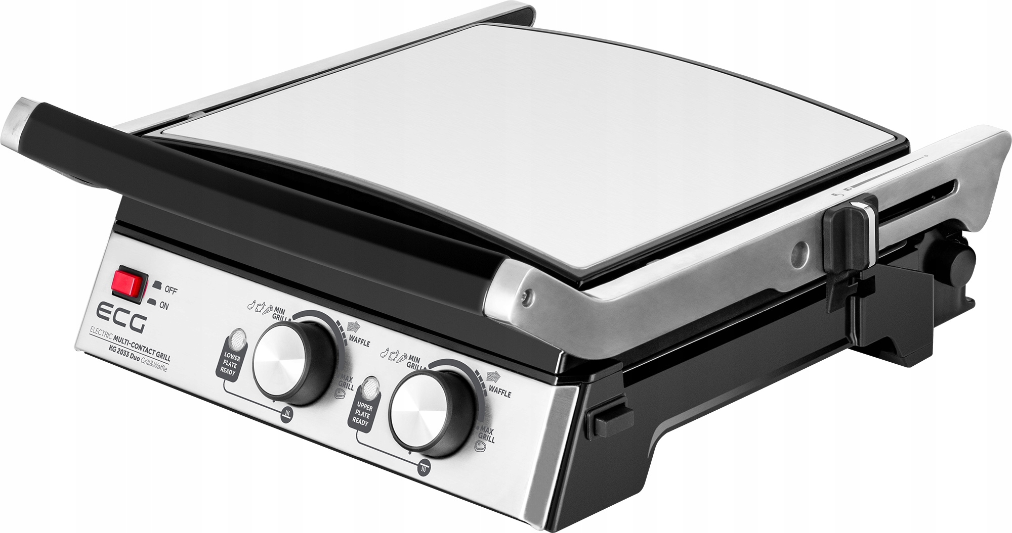 Grill elektryczny ECG KG 2033 Duo Grilis & Waffle – Idealny do grillowania i gofrowania