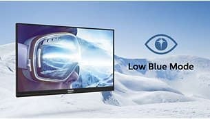Tryb LowBlue umoÅ¼liwia pracÄ™ zdrowszÄ… dla oczu