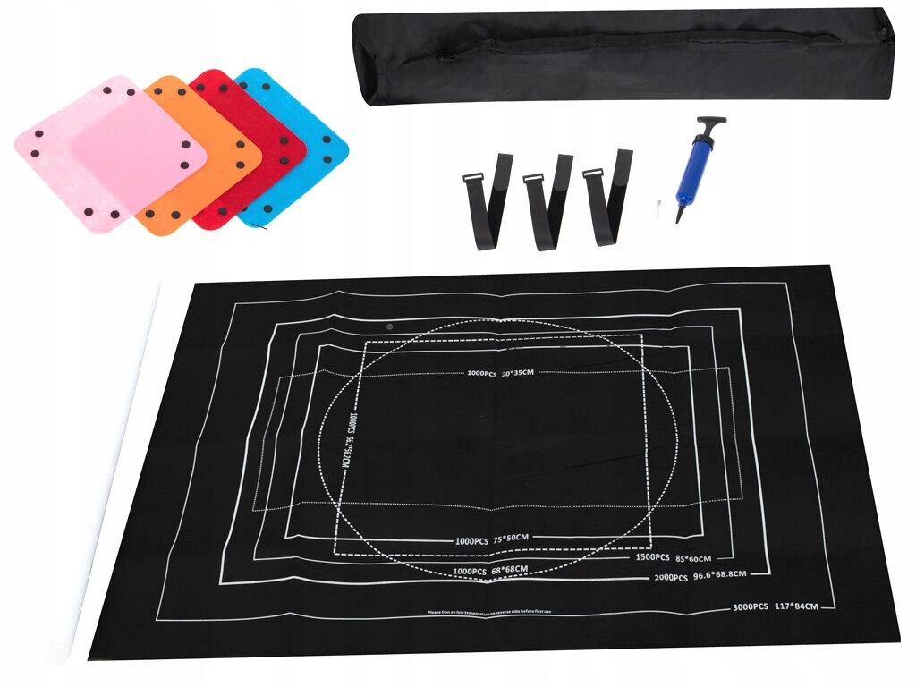 Zawartość zestawu – Co znajdziesz w opakowaniu maty do puzzli