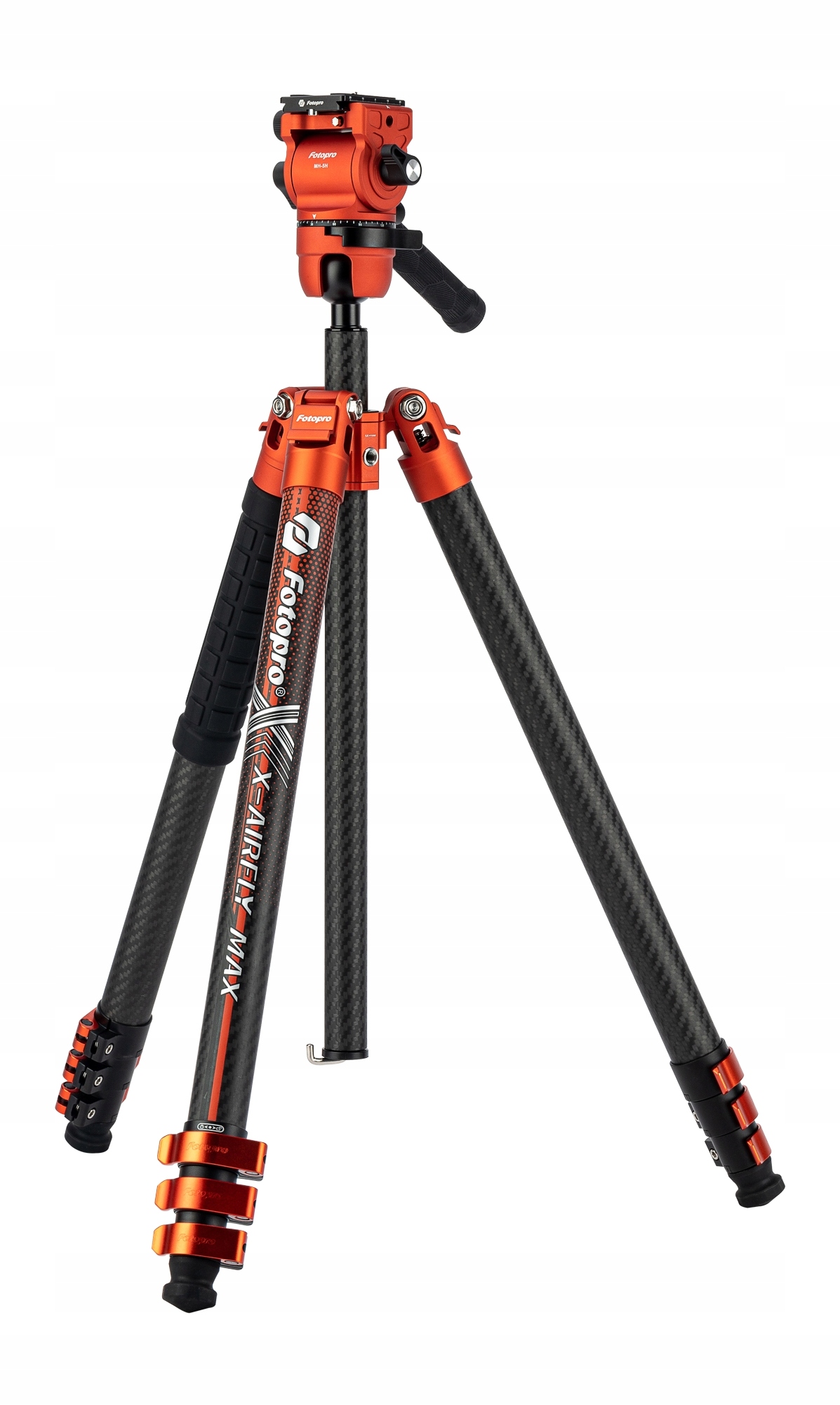 Statyw Fotopro X-Airfly Max Video – Pomarańczowy statyw do fotografii i filmowania