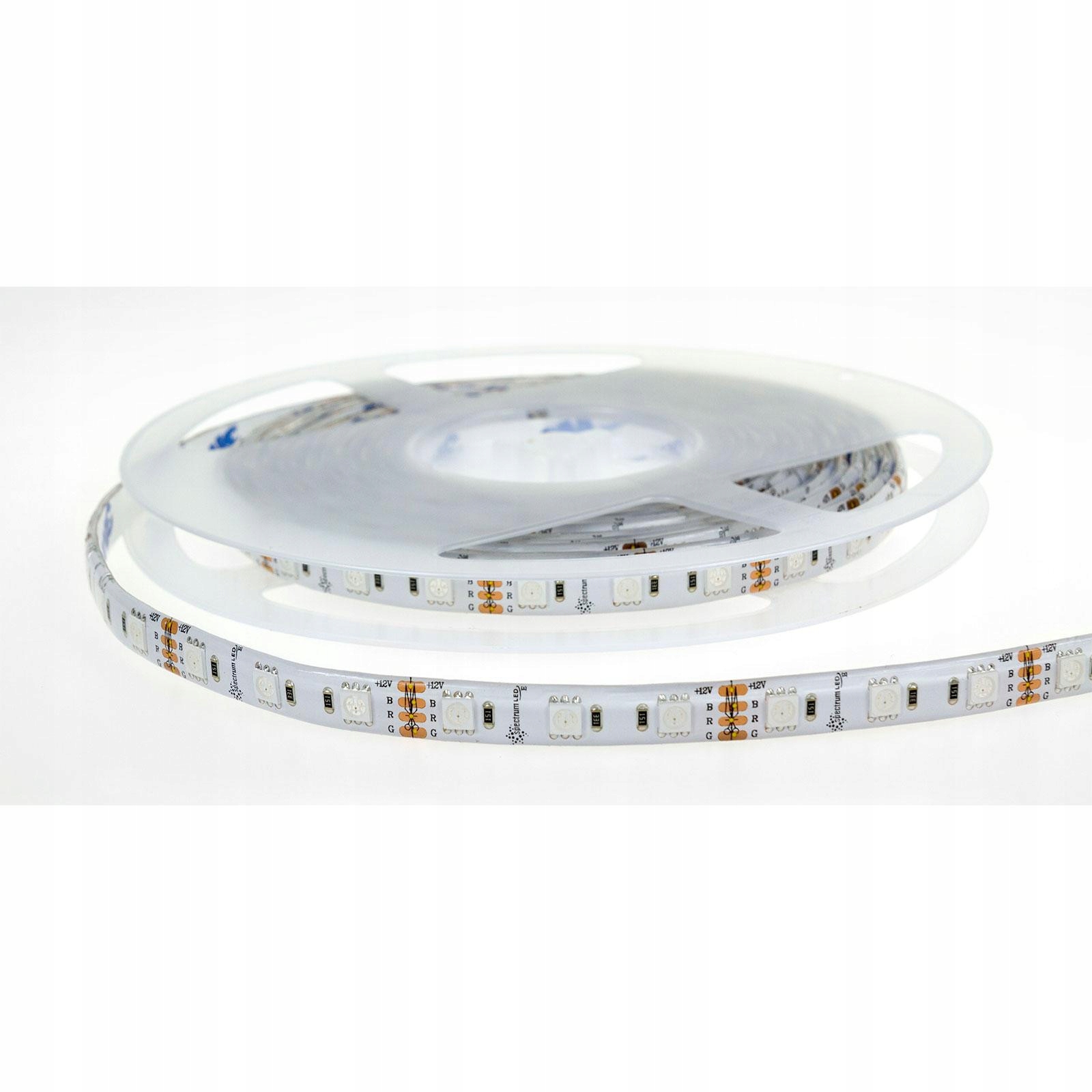 Pasek LED 48W 5050 60LED RGB 5 lat 1m (rolka 5m) - Wydajne oświetlenie do każdego wnętrza
