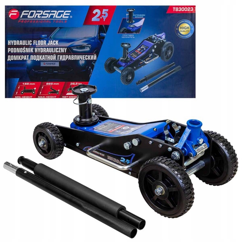 Forsage Podnośnik hydrauliczny 2.5t – Wydajne podnoszenie pojazdów