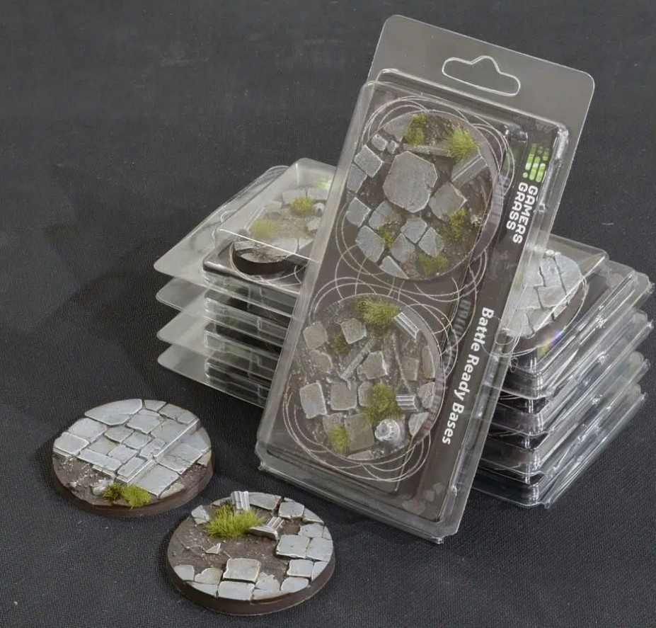 Gamers Grass: Bases Round - Temple (2 szt.) – Idealne podstawki do Twoich figur