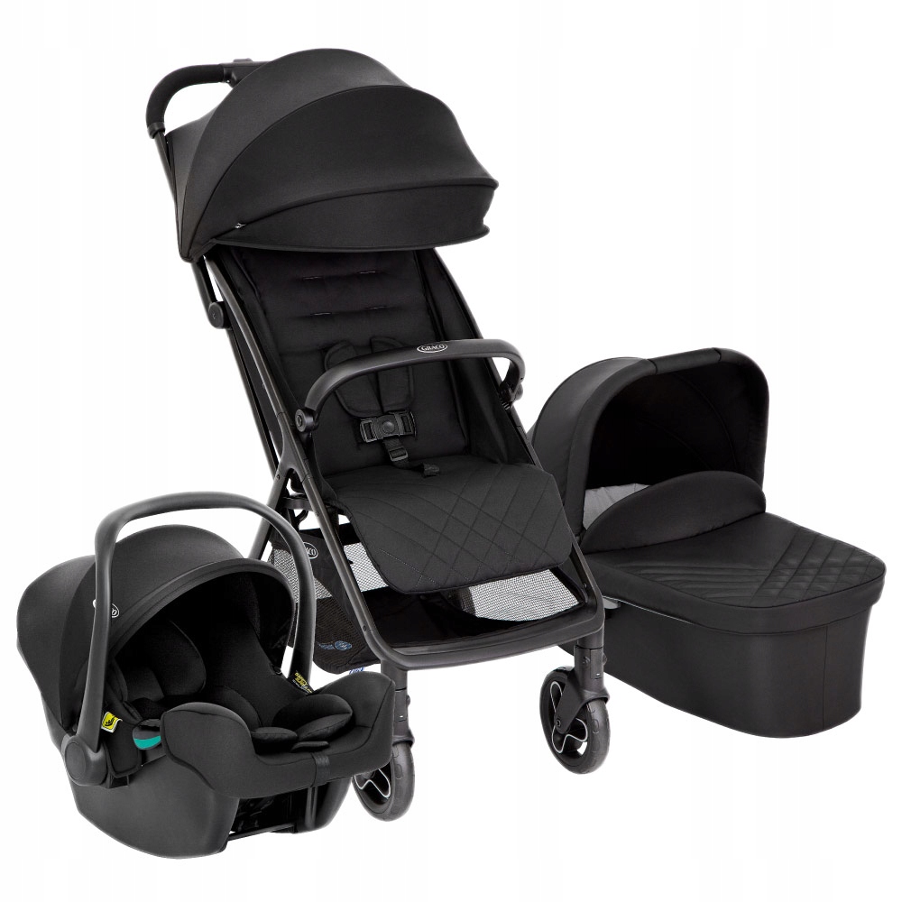 Wózek Graco MyAvo Trio Midnight – Idealny zestaw 3w1 dla Twojego dziecka