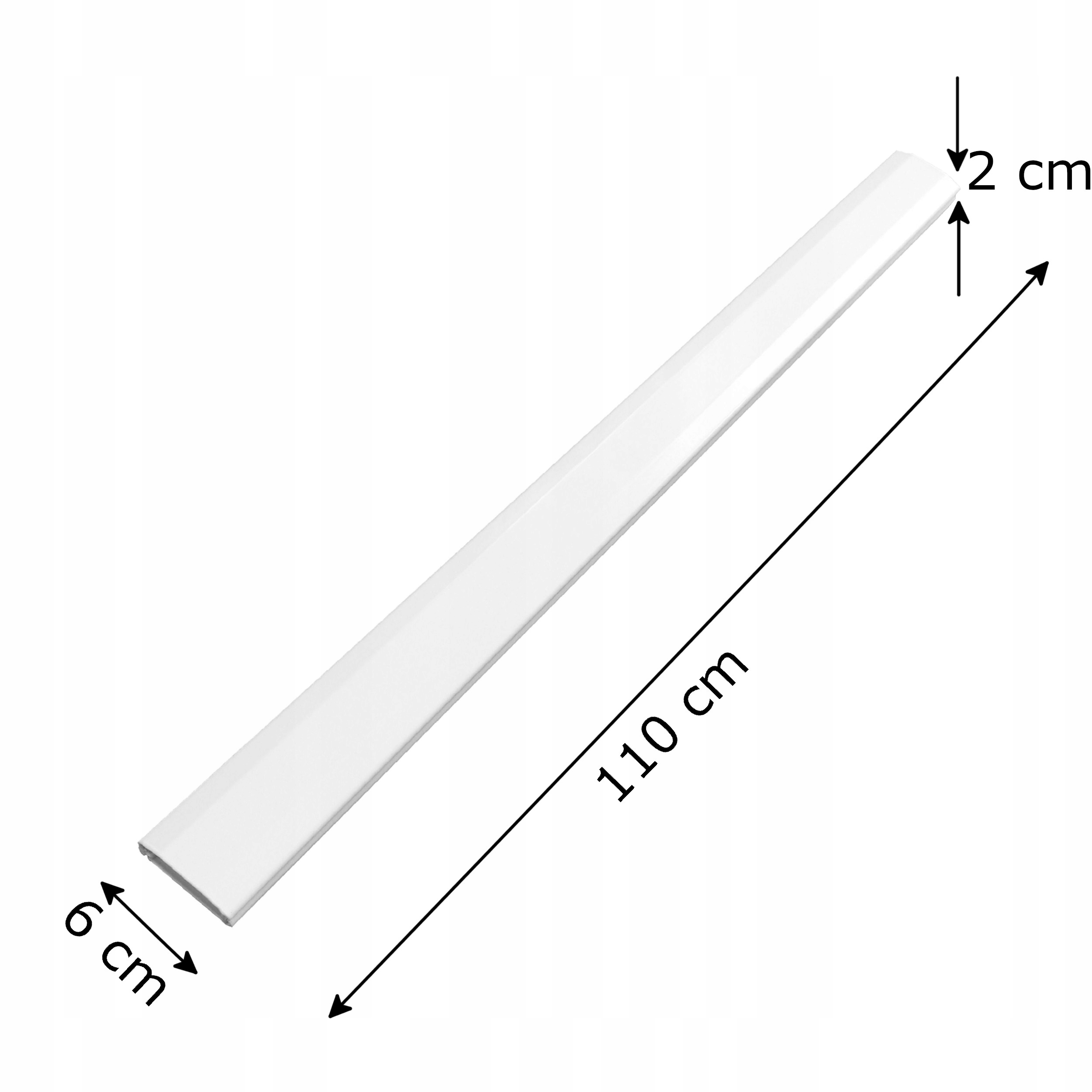 Przekrój profilu 60 mm x 20 mm – Uniwersalne zastosowanie dla różnych kabli
