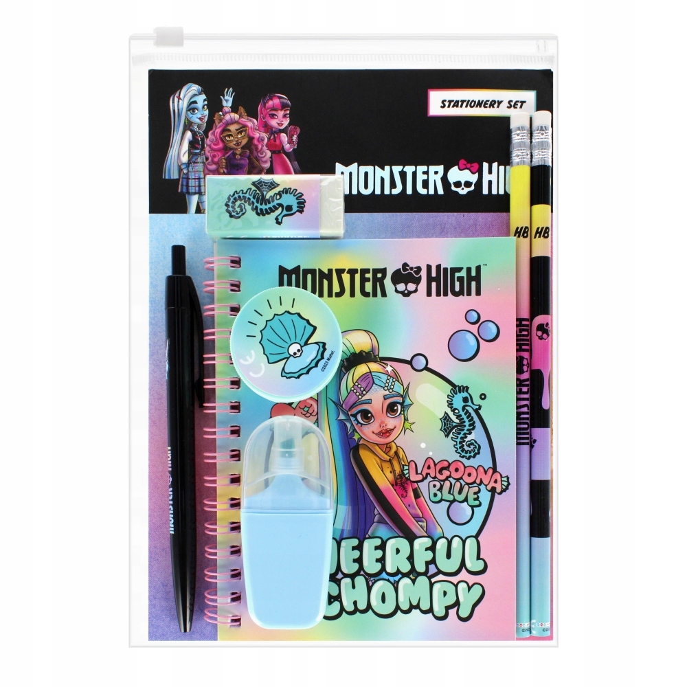 Zestaw szkolny Monster High Lagoona STARPAK STK ZES131 – Niezbędnik dla każdego ucznia