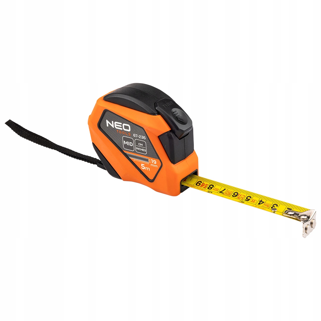 Miara zwijana stalowa 5 m x 19 mm, calowa NEO TOOLS – Niezbędne narzędzie w każdym domu