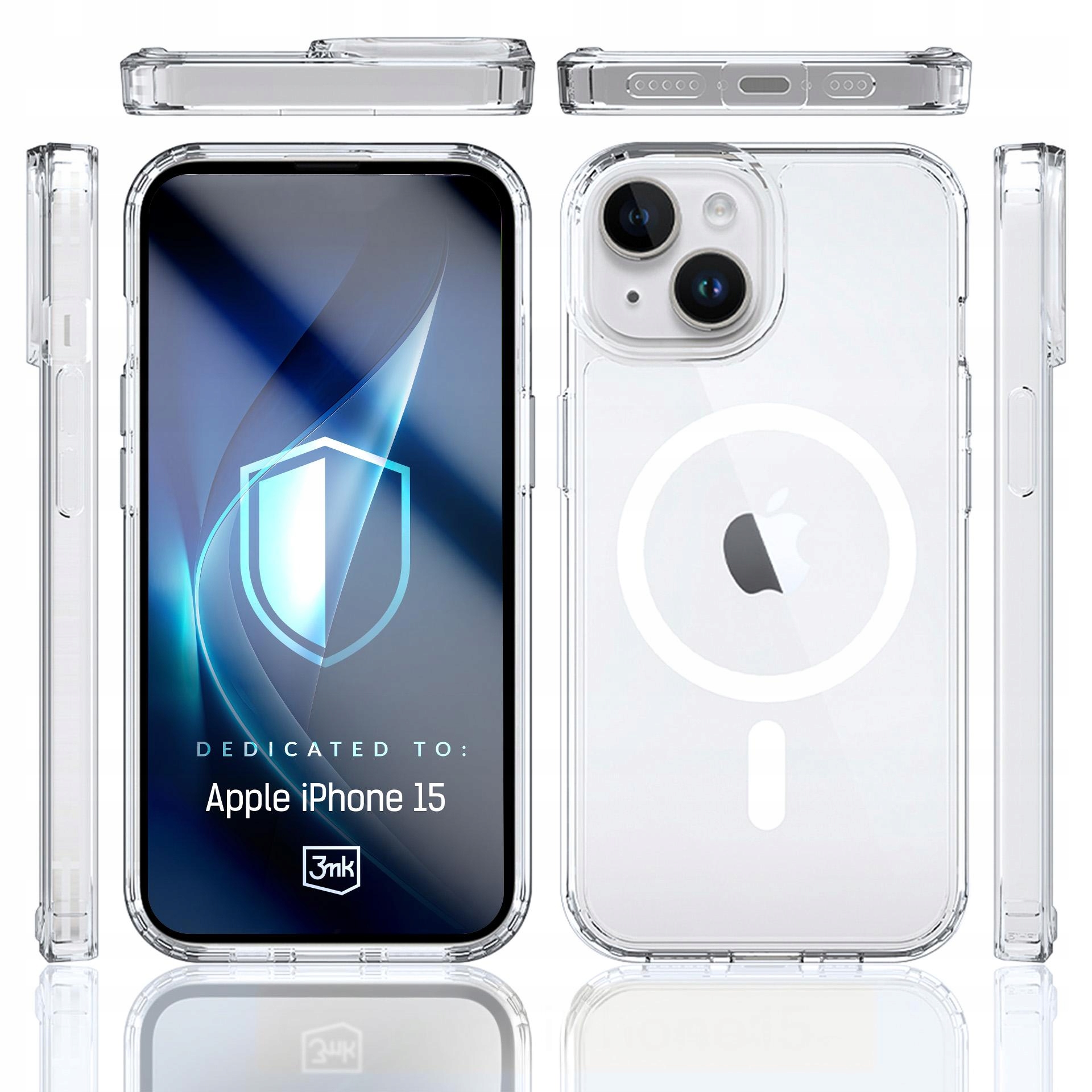 Przezroczysty design podkreślający elegancję iPhone'a