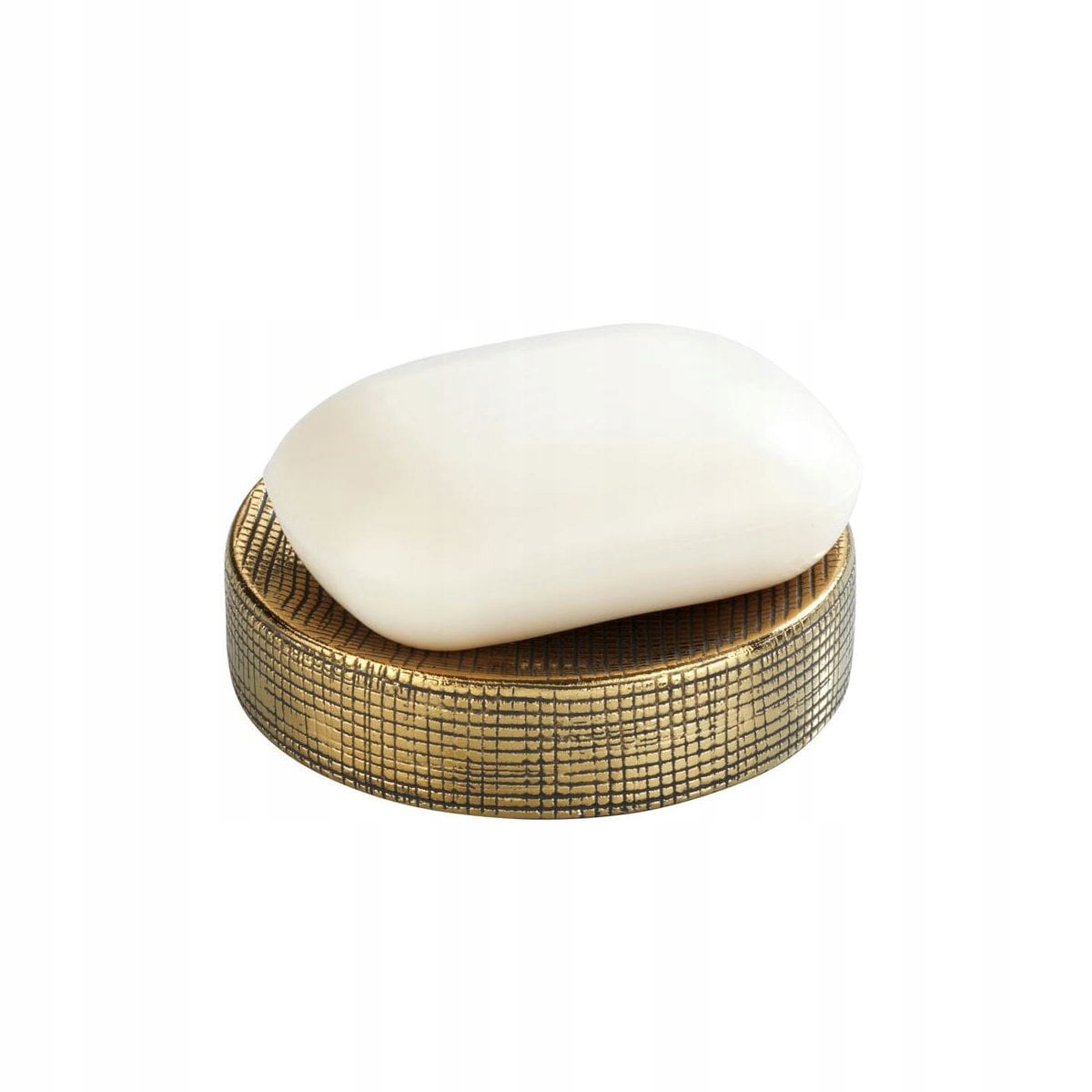 Mydelniczka ceramiczna RIVARA, złota – Elegancja w Twojej łazience