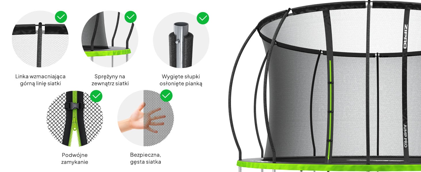 Trampolina ZIPRO JumpPro PREMIUM
