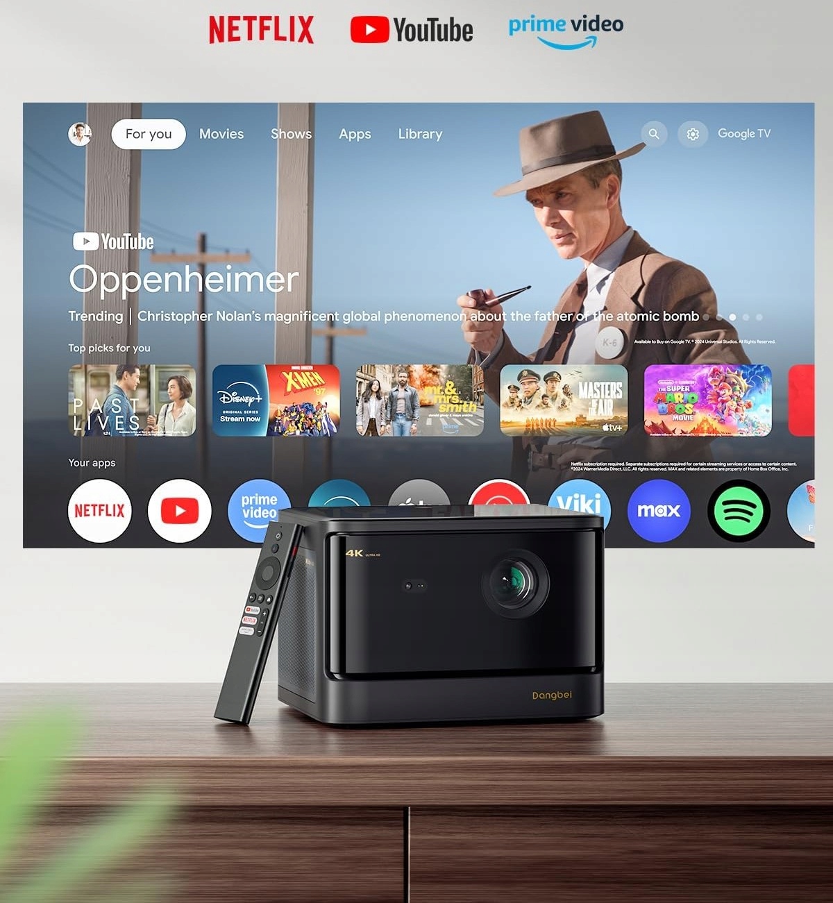 Bogata oferta aplikacji z Google TV i Netflix