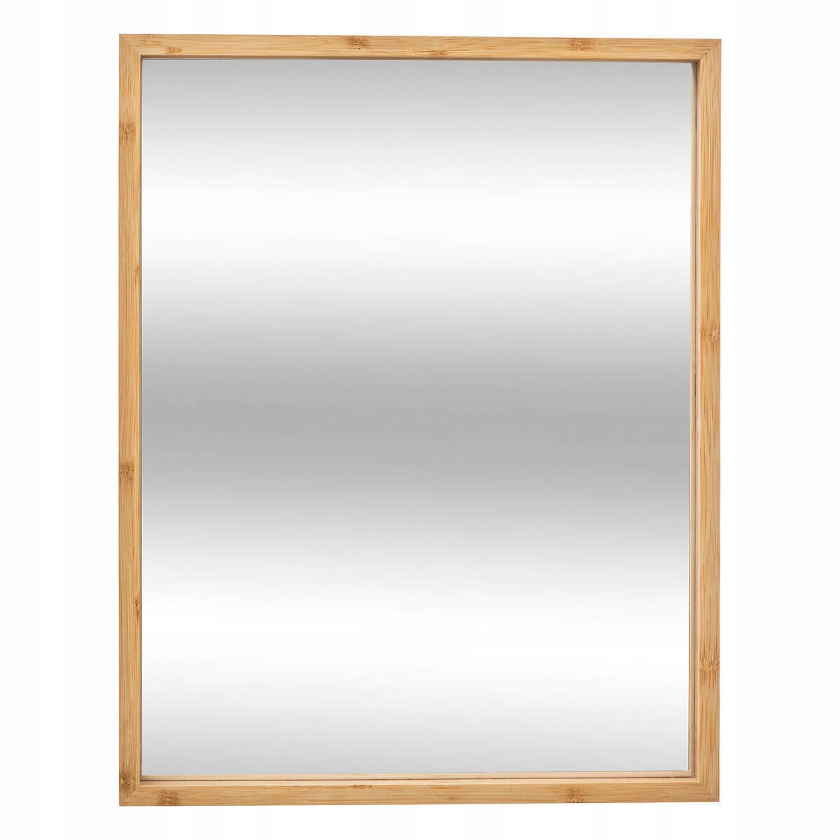 Lustro łazienkowe w bambusowej ramie 34 x 44 cm – Elegancja i funkcjonalność w Twojej łazience