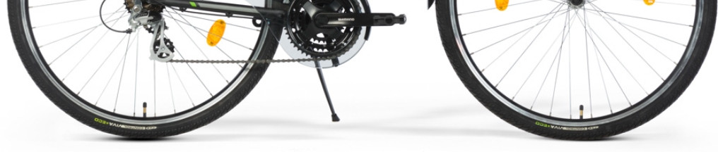 Szeroki zakres przełożeń z napędem 3 x 7 i przerzutką Shimano Altus