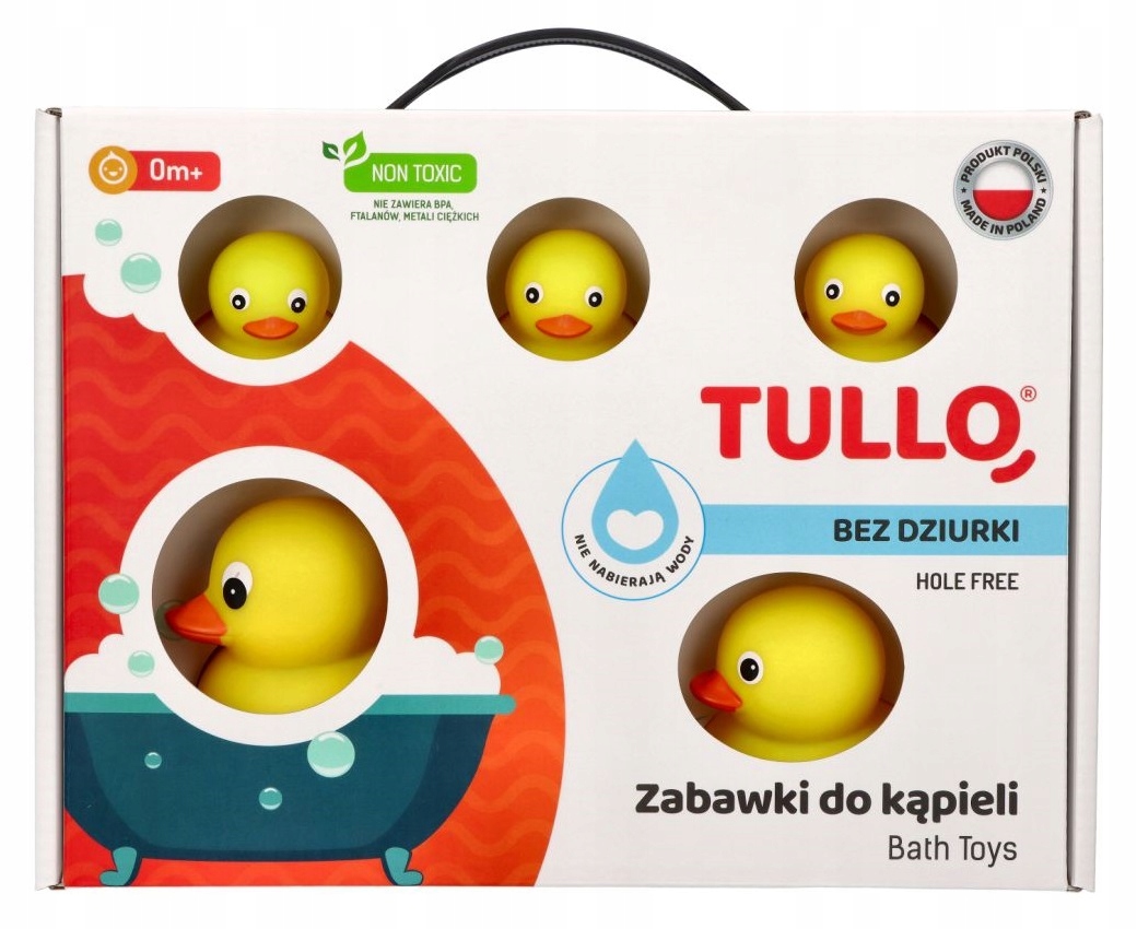 Tullo Kaczuszki d/kąpieli 5szt bez dziurki – Radość i bezpieczeństwo podczas kąpieli