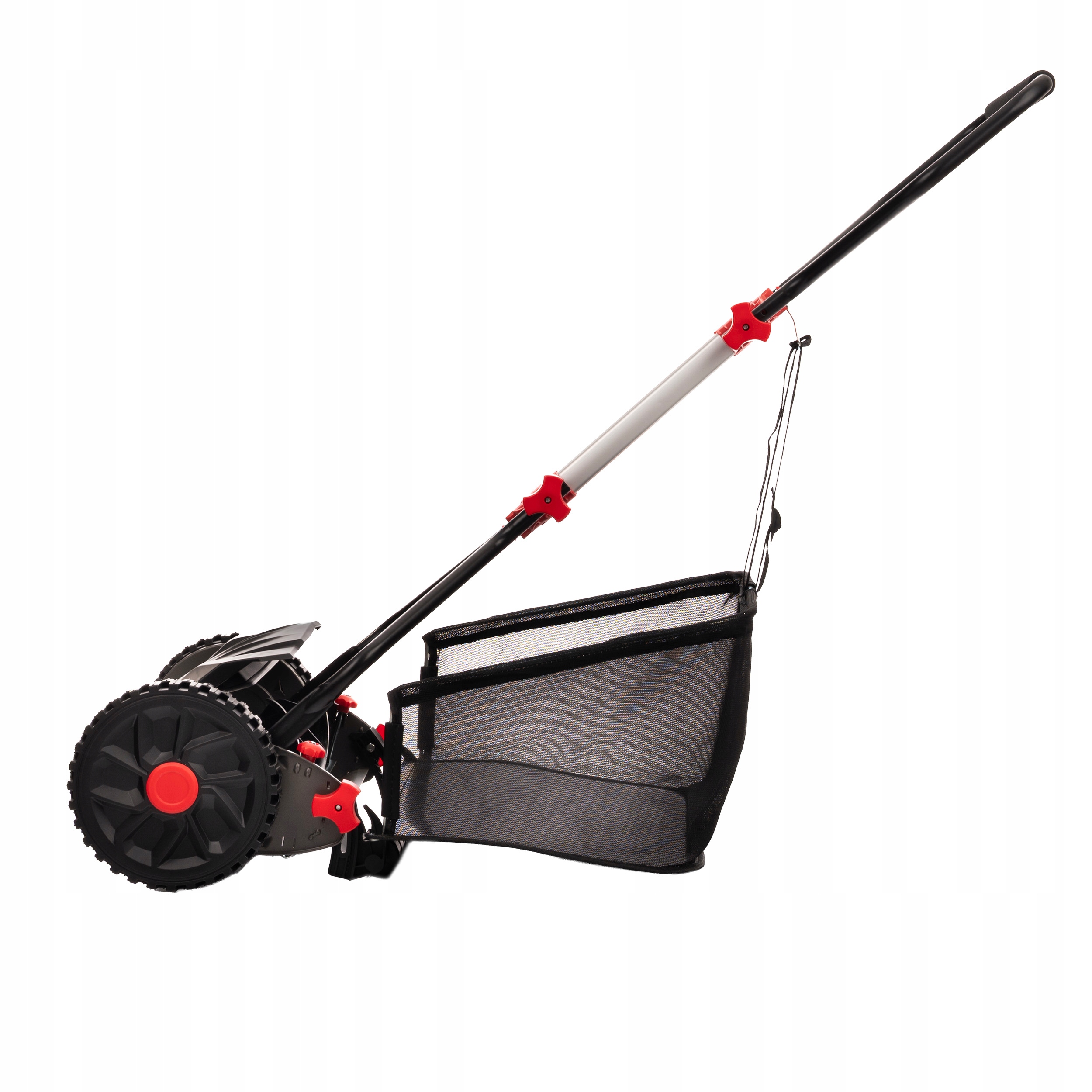 KOSIARKA RĘCZNA BĘBNOWA MECHANICZNA WRZECIONOWA PCHANA DUŻA KOSZ 30L 40CM Waga 8.4 kg