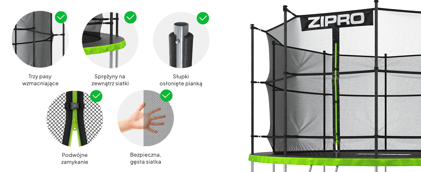 Trampolina ZIPRO JumpPro IN