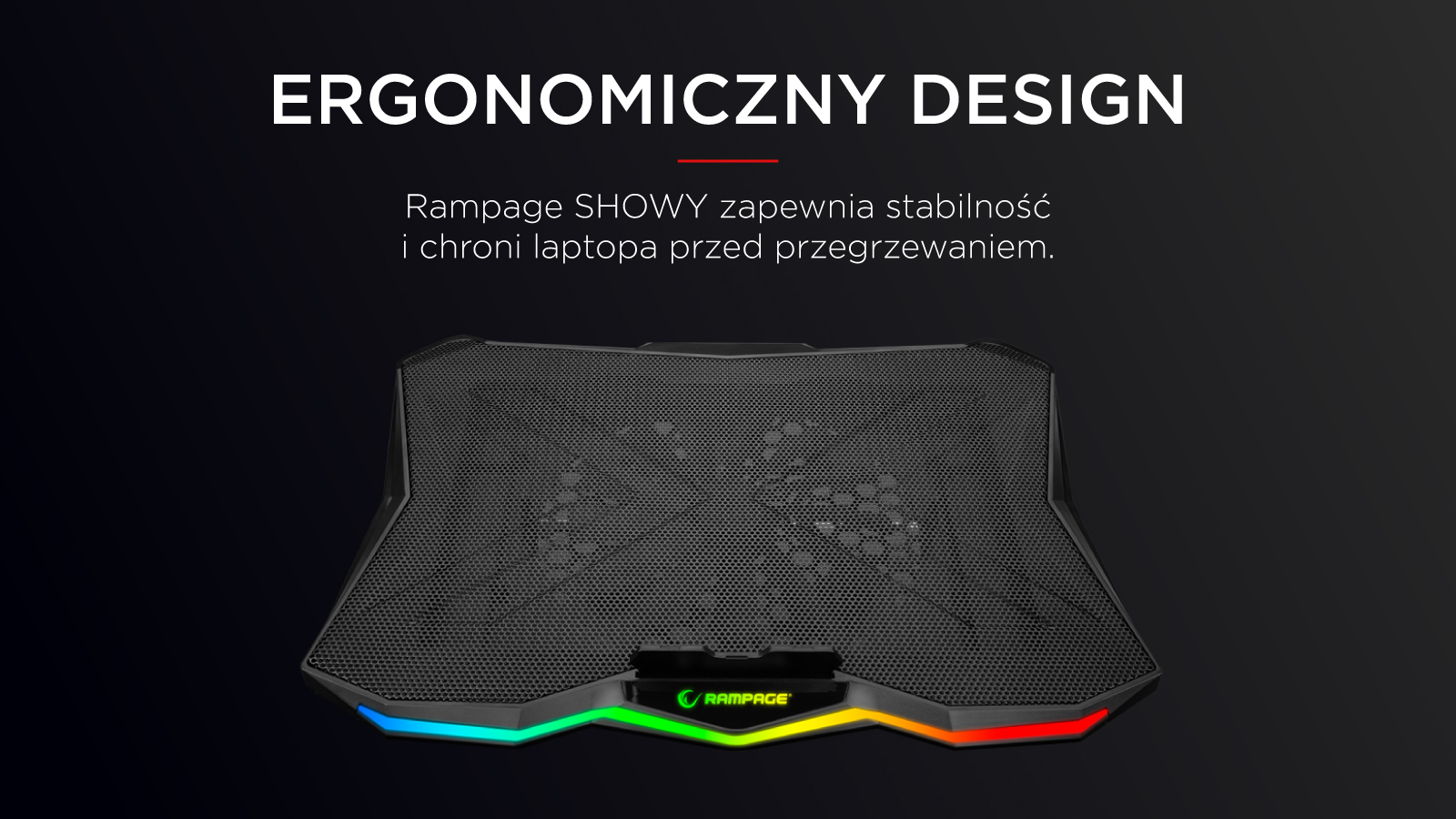 Podstawka chłodząca pod laptop Rampage Showy AD-RC8 