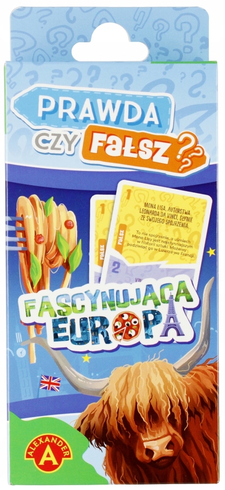 Gra Quiz-Prawda czy Fałsz? Fascynująca Europa – Zaskakująca rozrywka dla całej rodziny