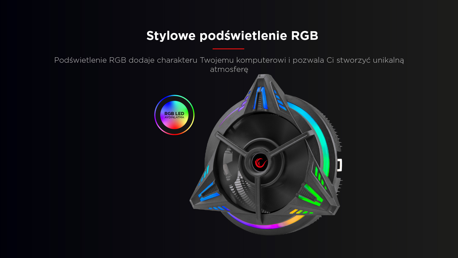 Chłodzenie do komputera RGB gamingowe