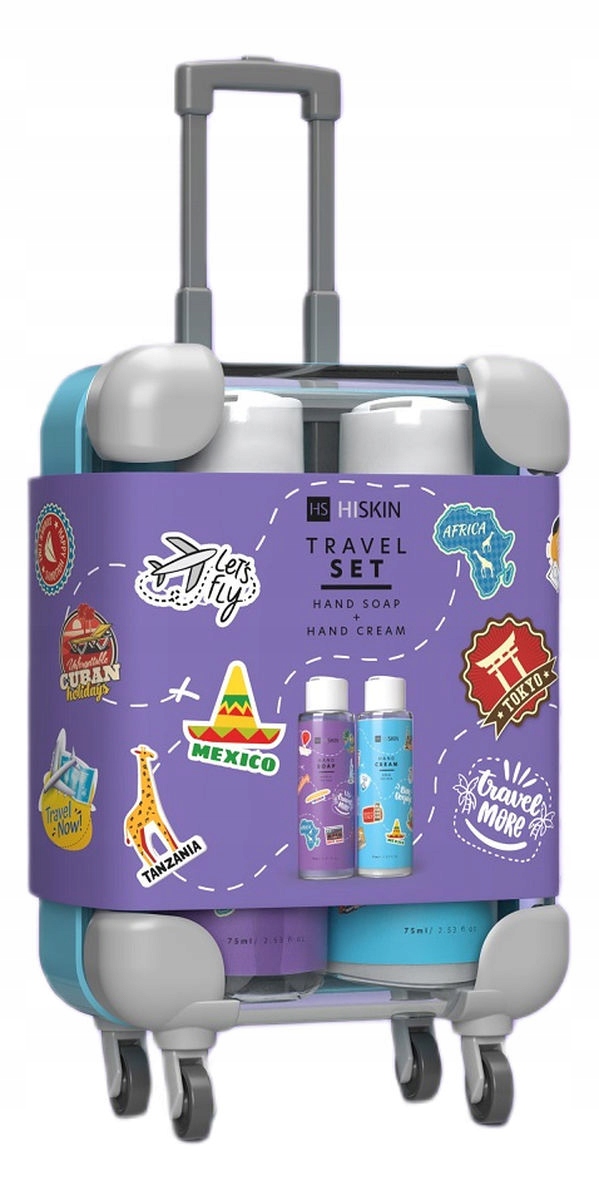 HISKIN_SET Travel Mini Walizka – Idealny zestaw do pielęgnacji w podróży