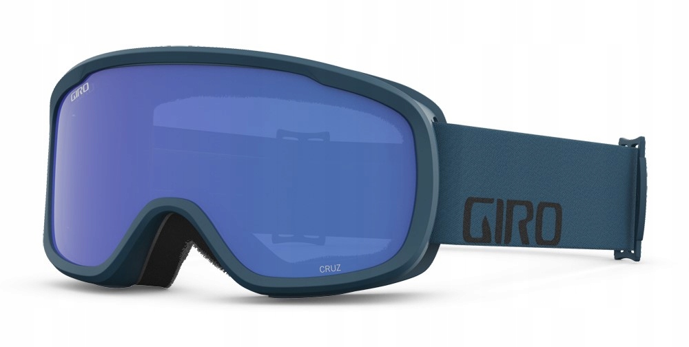 Gogle Narciarskie Giro Cruz Black & Harbor Blue Wordmark – Idealne na stoki