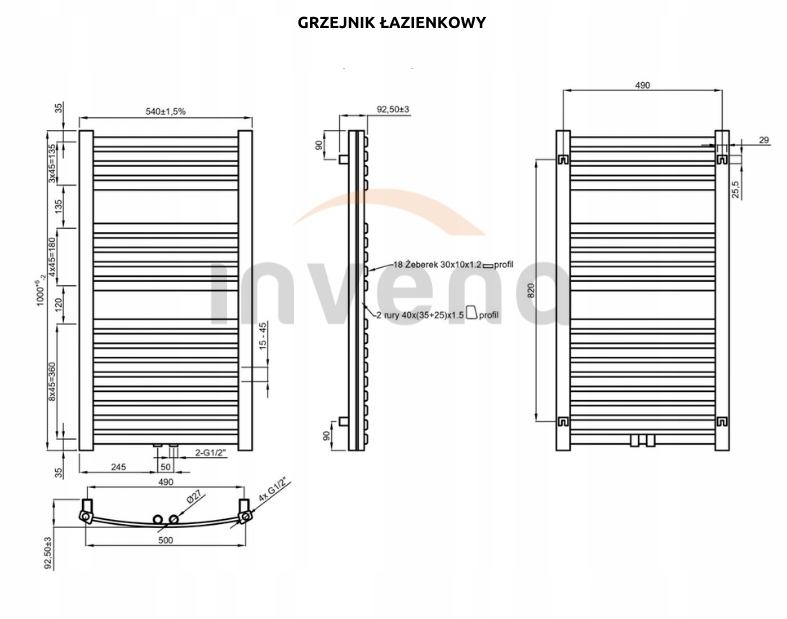 Wysoka moc grzewcza i efektywność